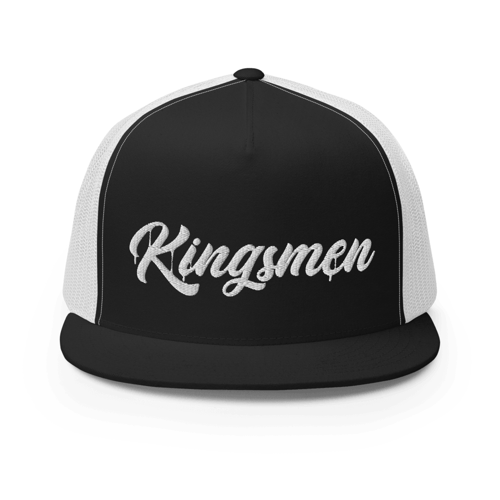 Kingsmen Drip (White Stitch) - Trucker Cap - Kingsmen Premium