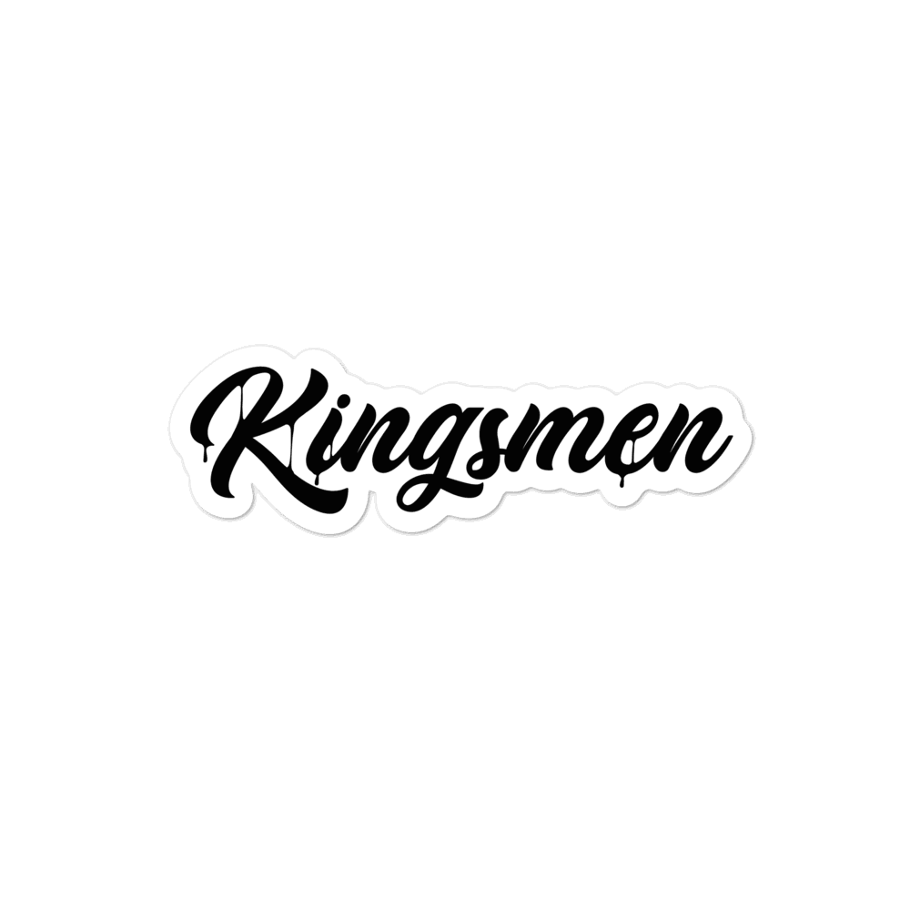 Kingsmen Drip - Bubble-free stickers - Kingsmen Premium