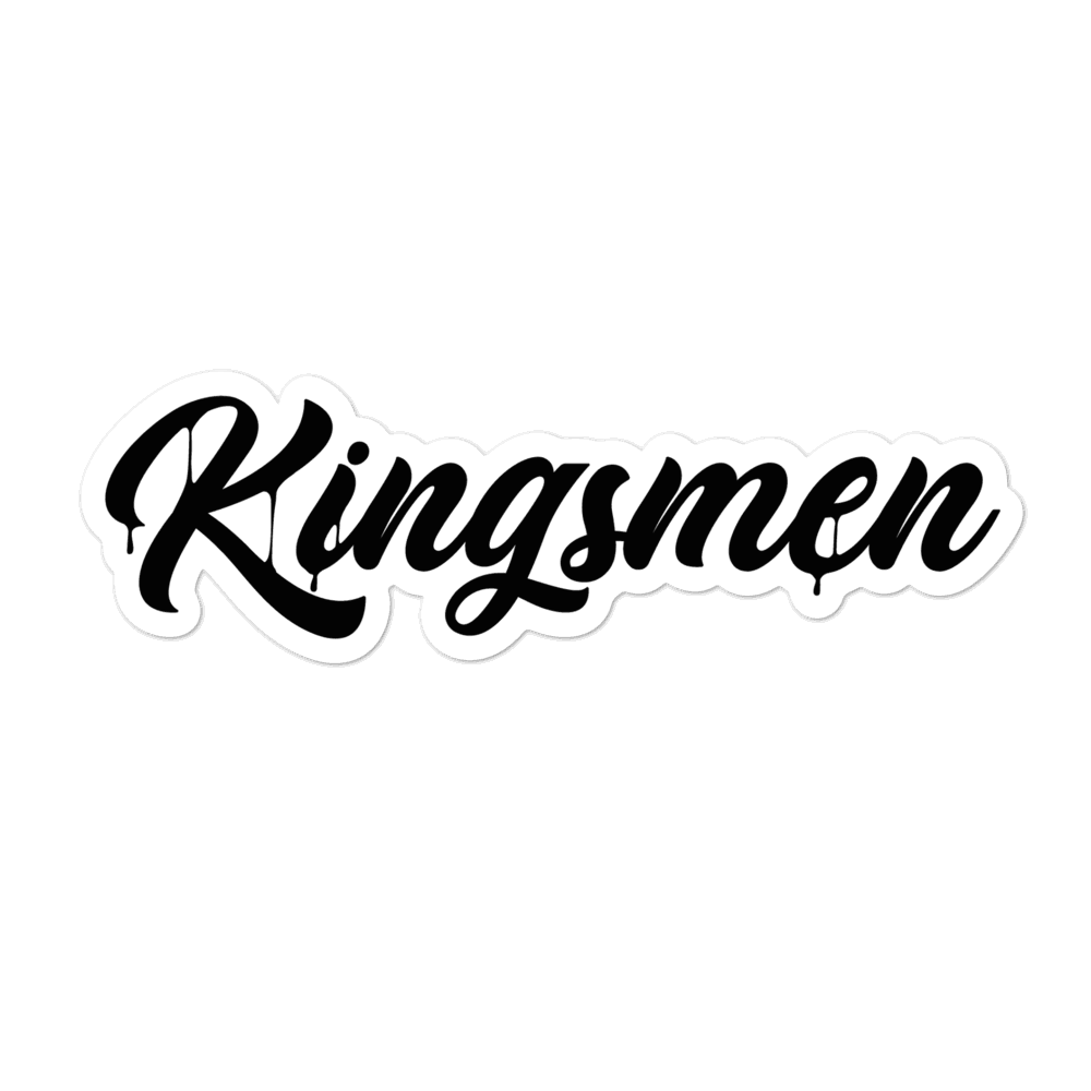 Kingsmen Drip - Bubble-free stickers - Kingsmen Premium