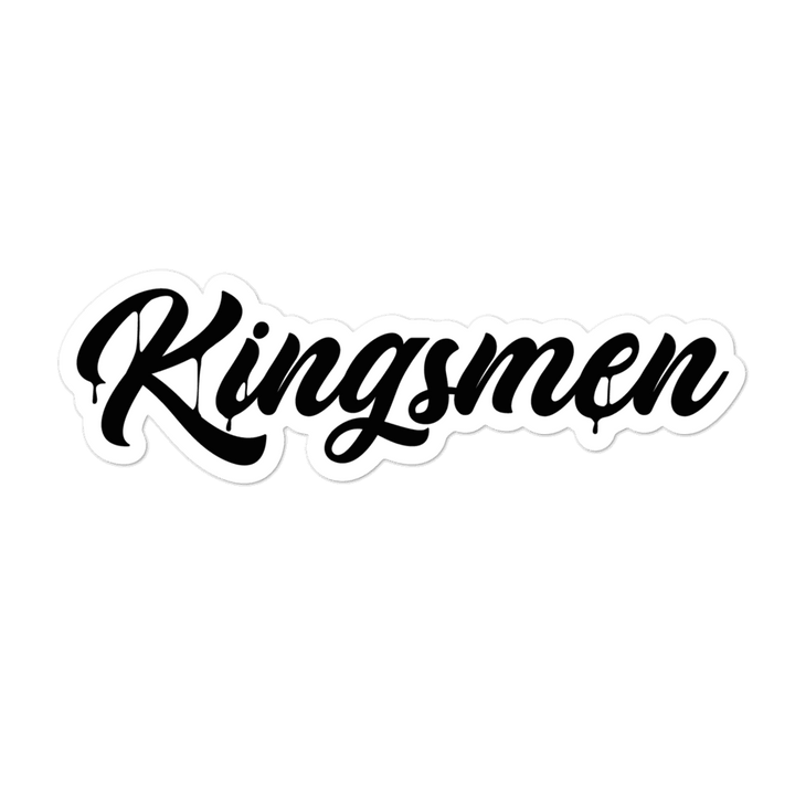 Kingsmen Drip - Bubble-free stickers - Kingsmen Premium
