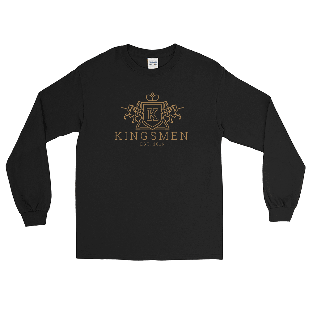 Kingsmen Heraldry Crest - Men’s Long Sleeve Shirt - Kingsmen Premium