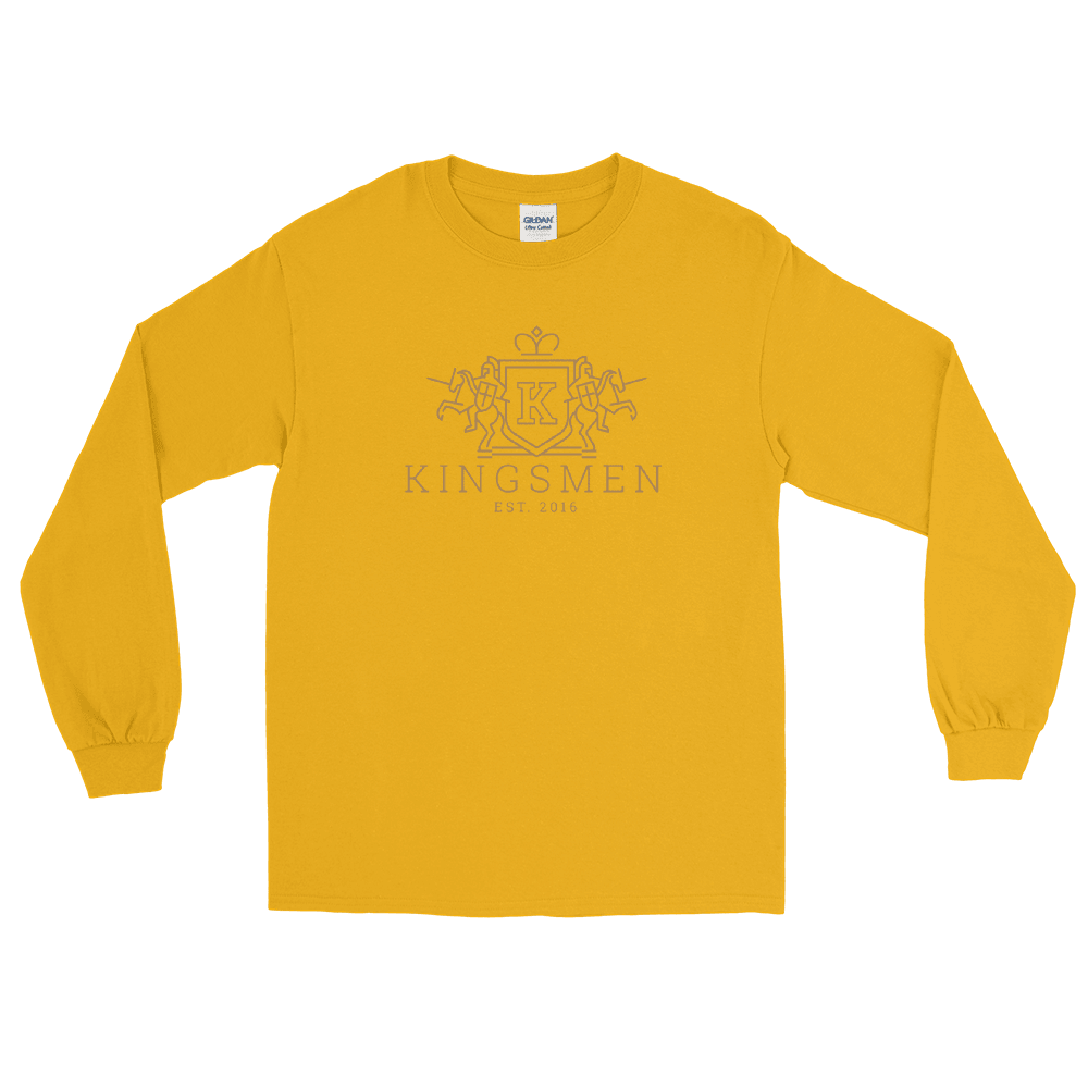 Kingsmen Heraldry Crest - Men’s Long Sleeve Shirt - Kingsmen Premium