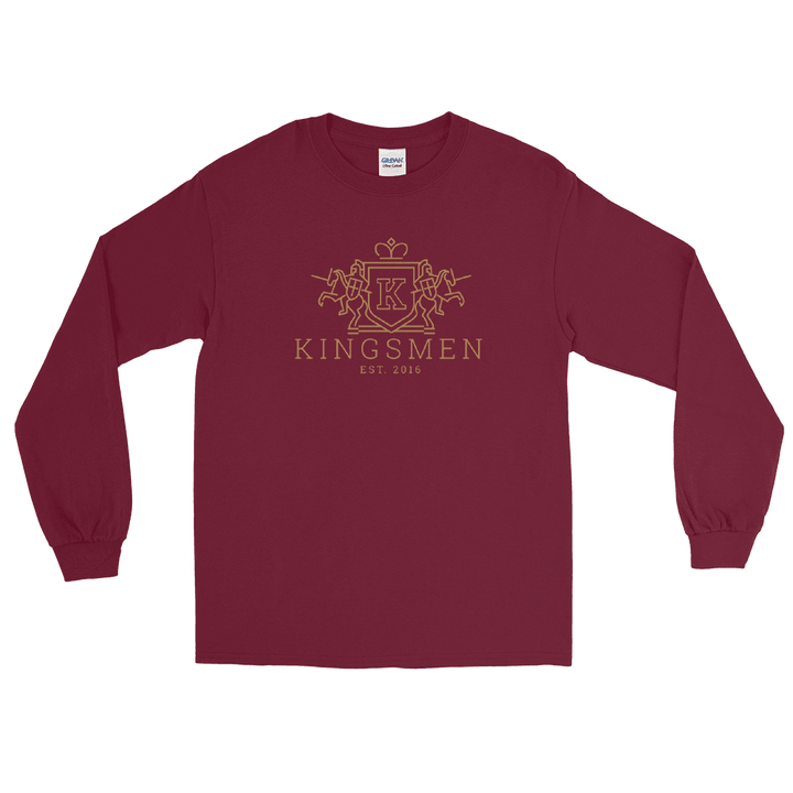 Kingsmen Heraldry Crest - Men’s Long Sleeve Shirt - Kingsmen Premium