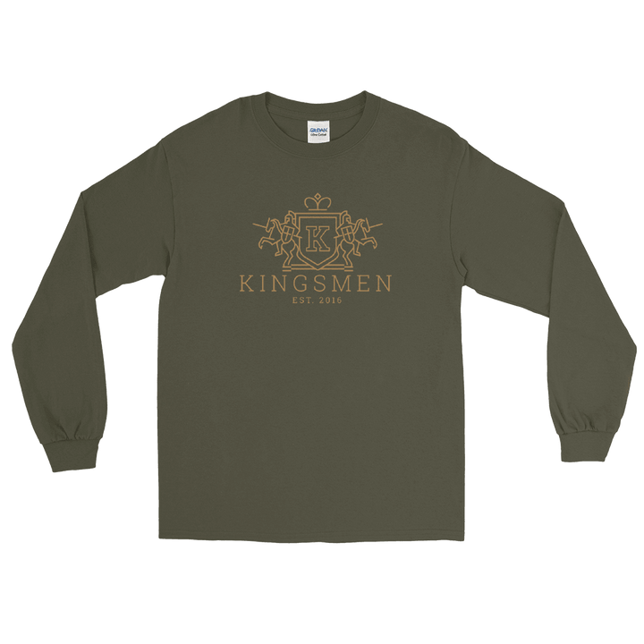 Kingsmen Heraldry Crest - Men’s Long Sleeve Shirt - Kingsmen Premium