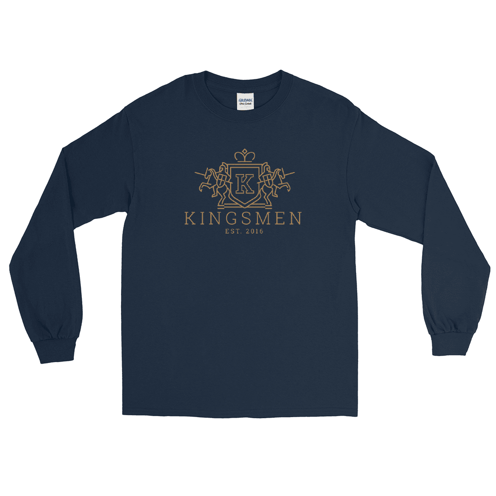 Kingsmen Heraldry Crest - Men’s Long Sleeve Shirt - Kingsmen Premium