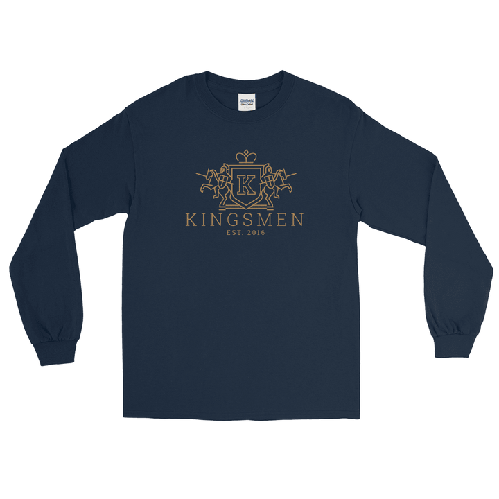Kingsmen Heraldry Crest - Men’s Long Sleeve Shirt - Kingsmen Premium