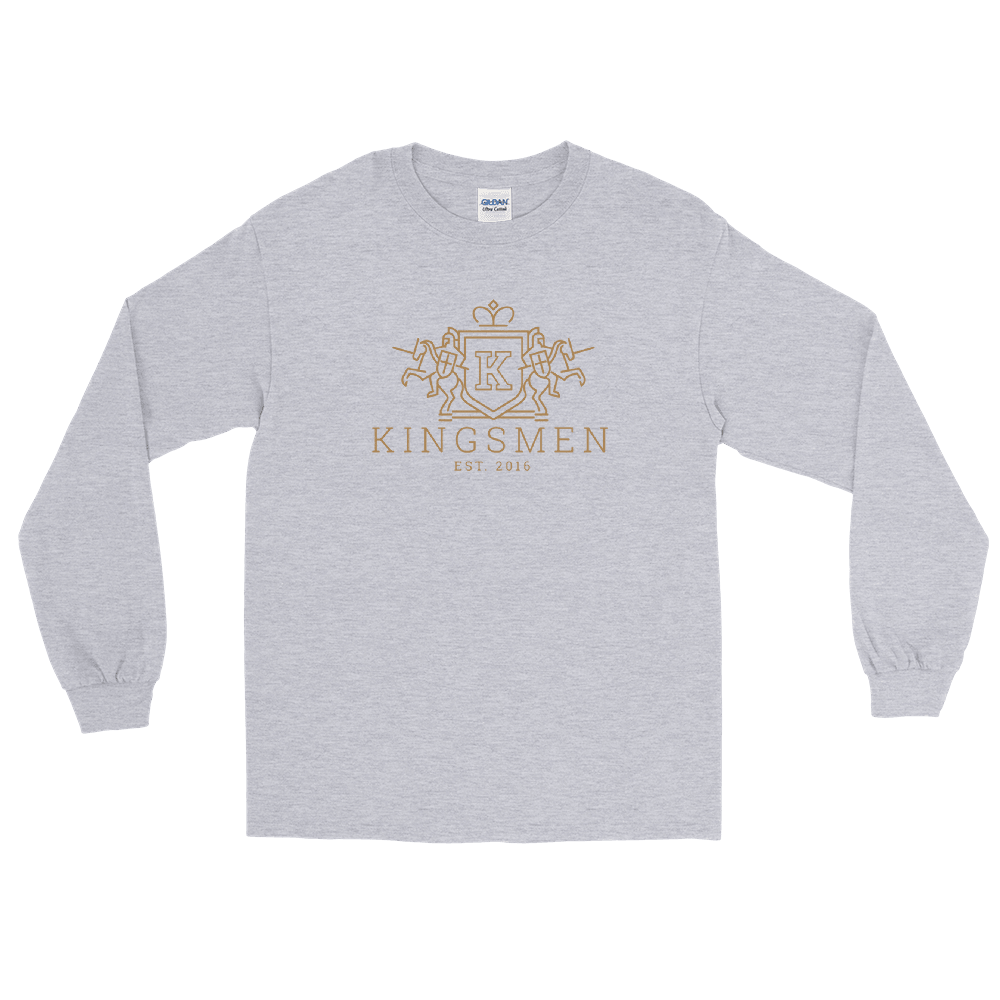 Kingsmen Heraldry Crest - Men’s Long Sleeve Shirt - Kingsmen Premium
