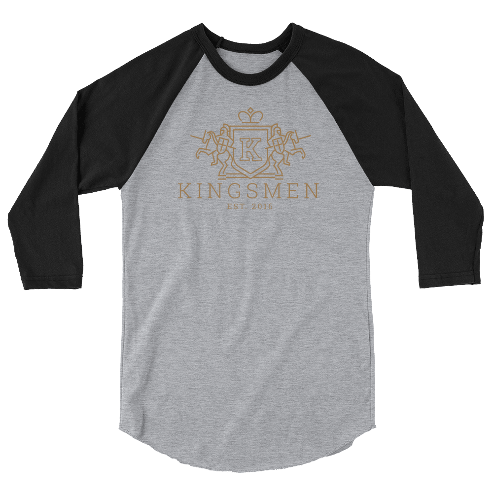Kingsmen Heraldry - 3/4 sleeve raglan shirt - Kingsmen Premium