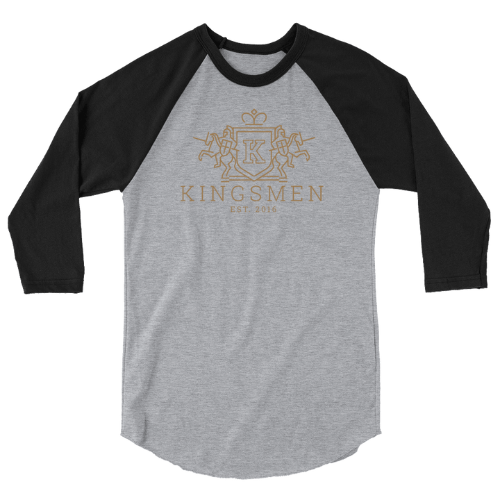 Kingsmen Heraldry - 3/4 sleeve raglan shirt - Kingsmen Premium