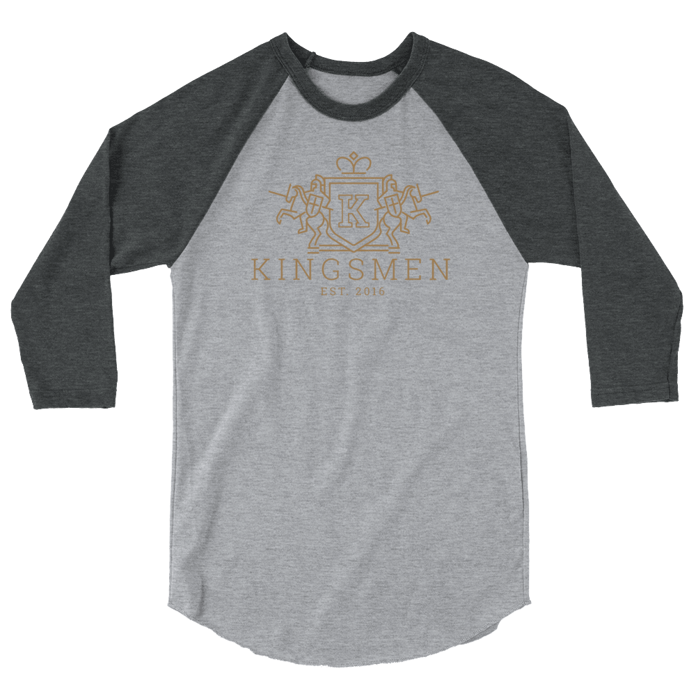 Kingsmen Heraldry - 3/4 sleeve raglan shirt - Kingsmen Premium
