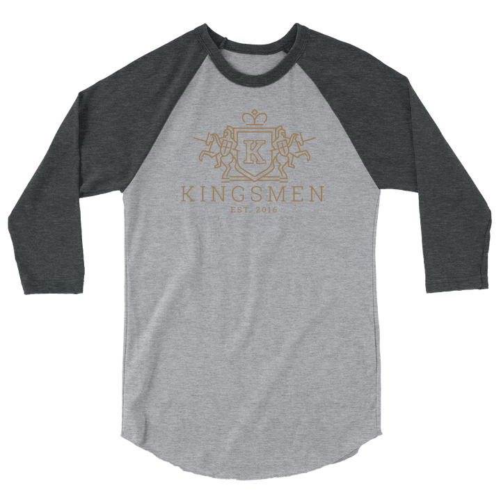 Kingsmen Heraldry - 3/4 sleeve raglan shirt - Kingsmen Premium