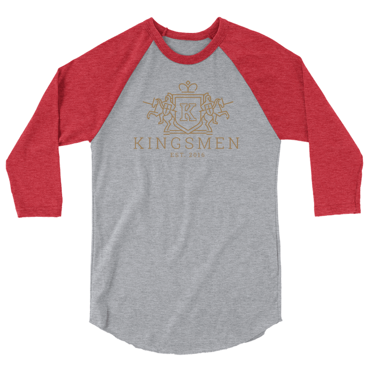 Kingsmen Heraldry - 3/4 sleeve raglan shirt - Kingsmen Premium