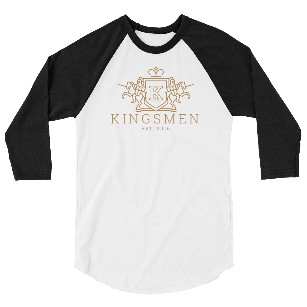 Kingsmen Heraldry - 3/4 sleeve raglan shirt - Kingsmen Premium