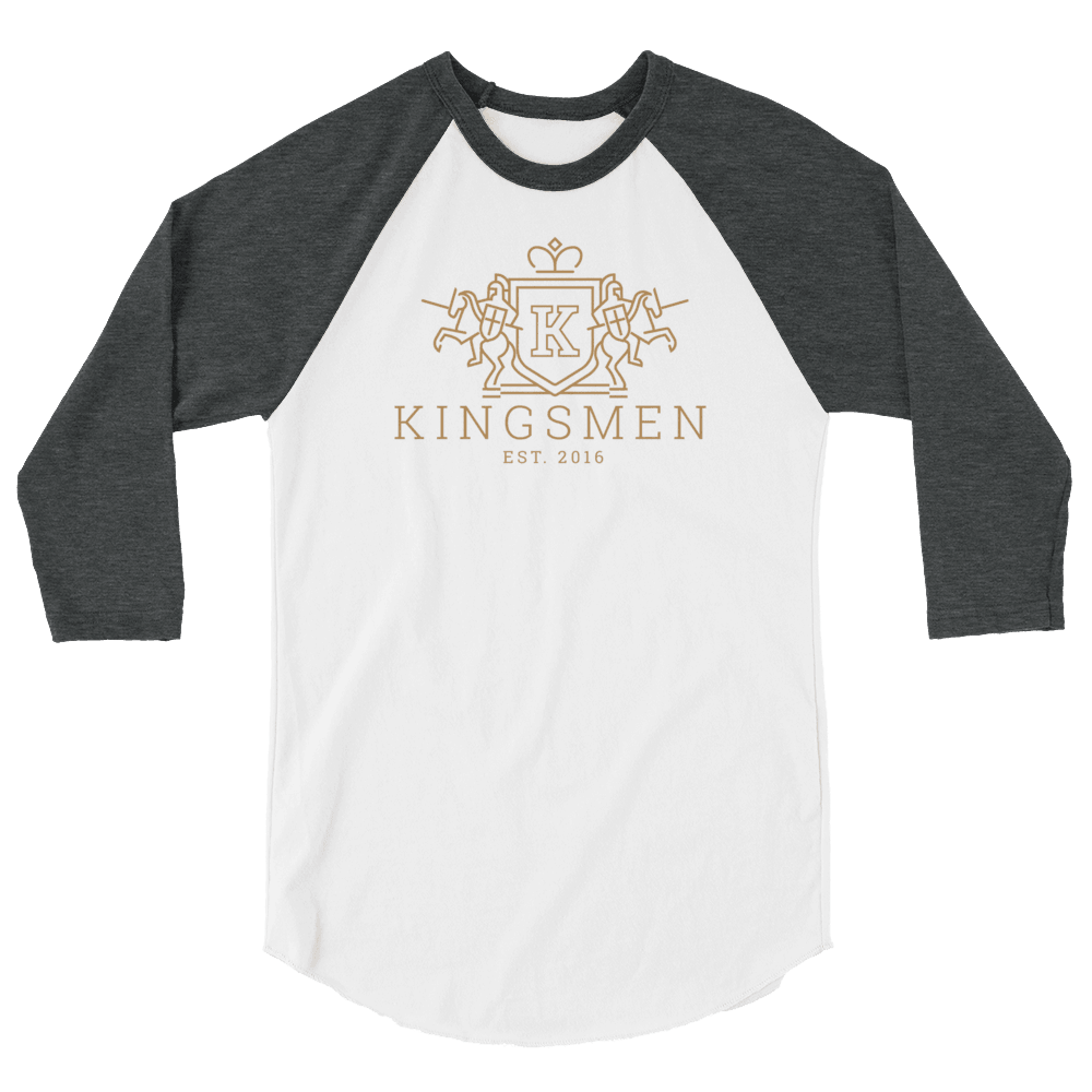 Kingsmen Heraldry - 3/4 sleeve raglan shirt - Kingsmen Premium
