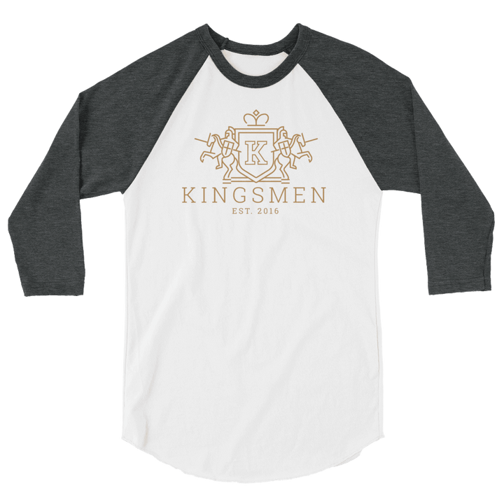 Kingsmen Heraldry - 3/4 sleeve raglan shirt - Kingsmen Premium