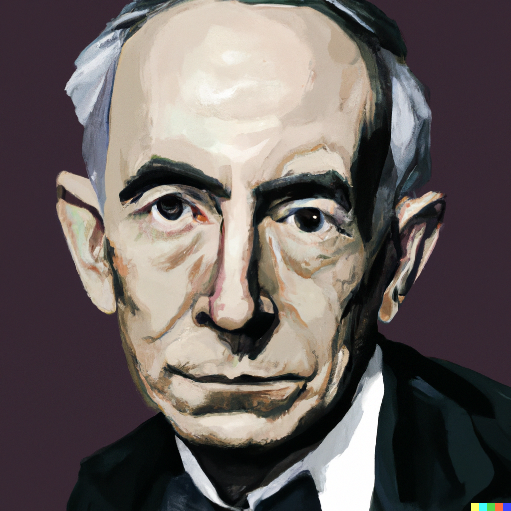 Robert Oppenheimer Illustrated Portrait