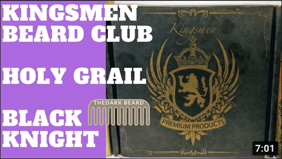 Kingsmen Beard Club Unboxing Review | The Dark Beard Video Review