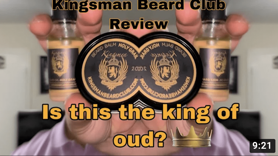 Kingsman Beard Club Holy Grail Oil and balm review - The Bearded Shark - Kingsmen Beard Club
