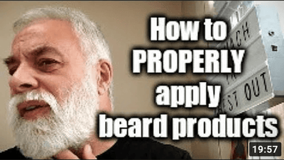 ASMR. How to properly apply beard products - George Bruno