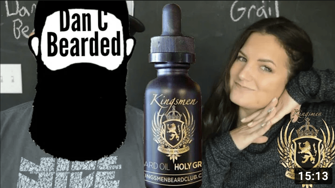 Kingsmen Holy Grail Beard Oil Review | Dan C Bearded Video Review - Kingsmen Premium