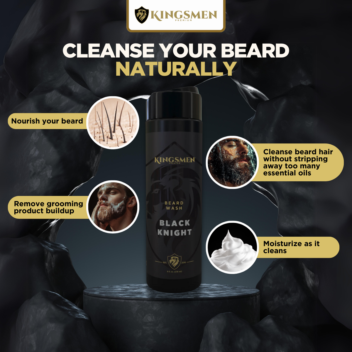 Beard wash benefits