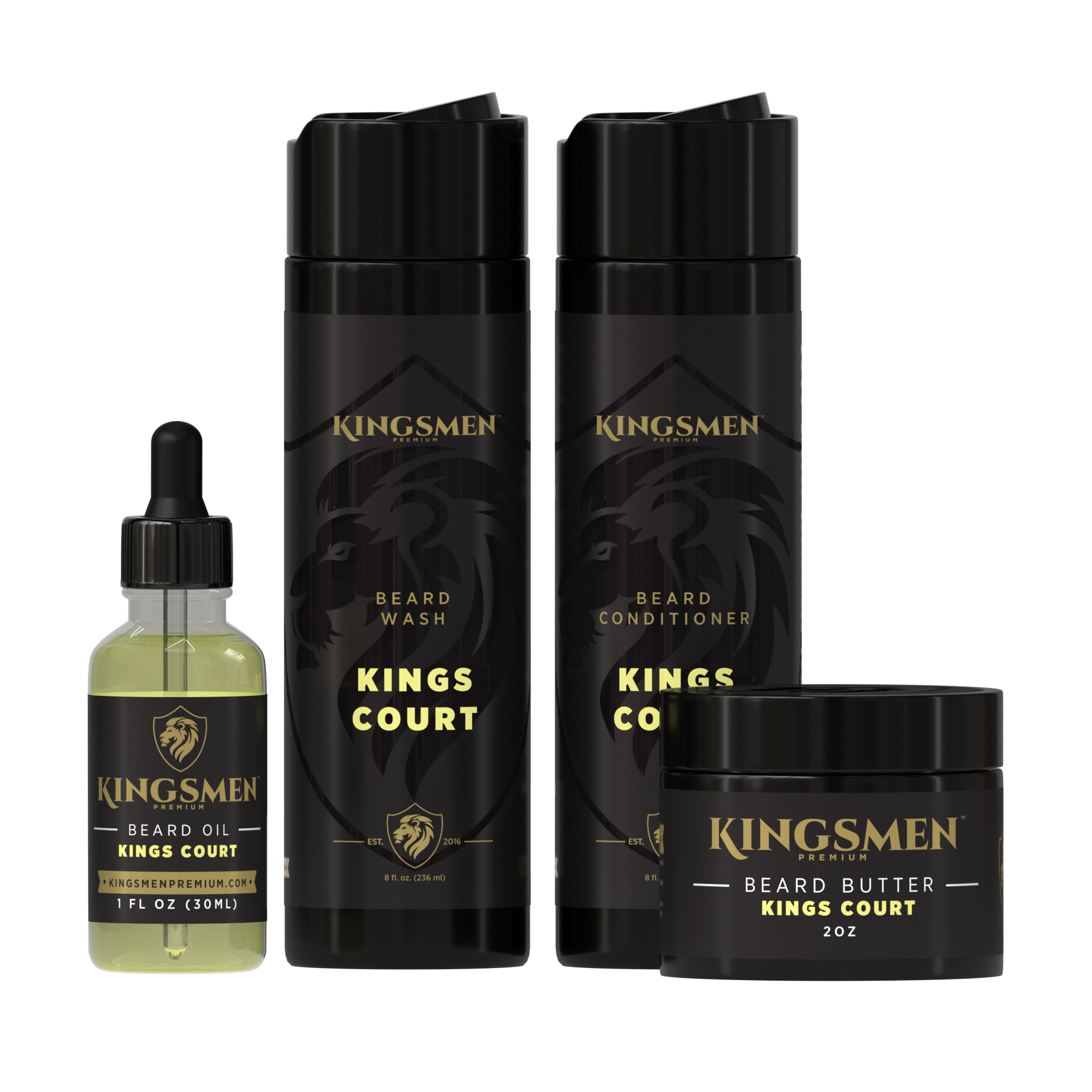 Kings Court Beard Butter Routine Kit