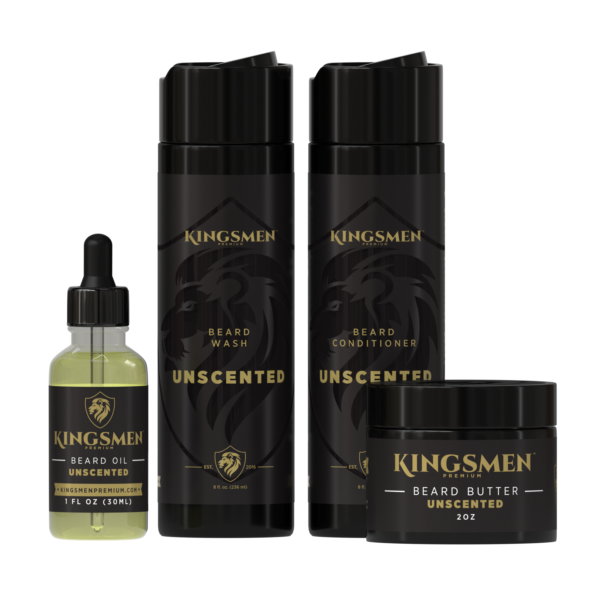 Unscented Beard Butter Routine Kit