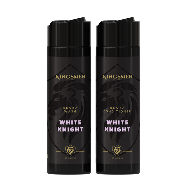 White Knight Beard Shampoo and Conditioner Kit