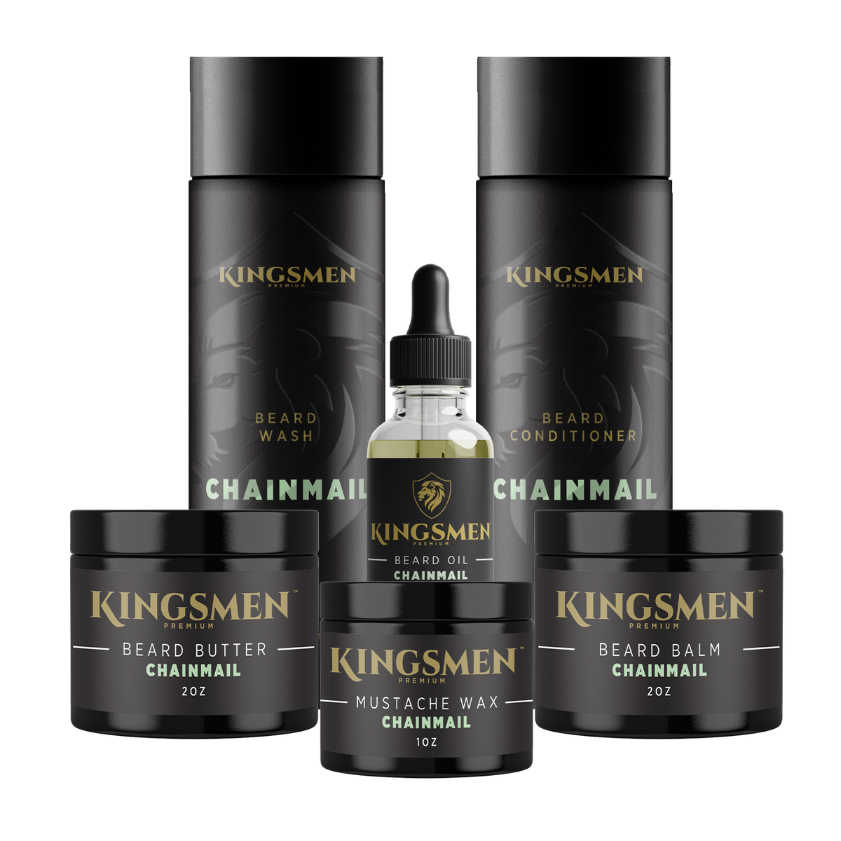 Complete Beard Care Kit Beard Gift Set Kingsmen Premium Kit