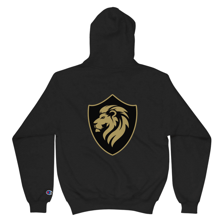 Kingsmen Shield - Double Sided Print Champion Hoodie - Kingsmen Premium