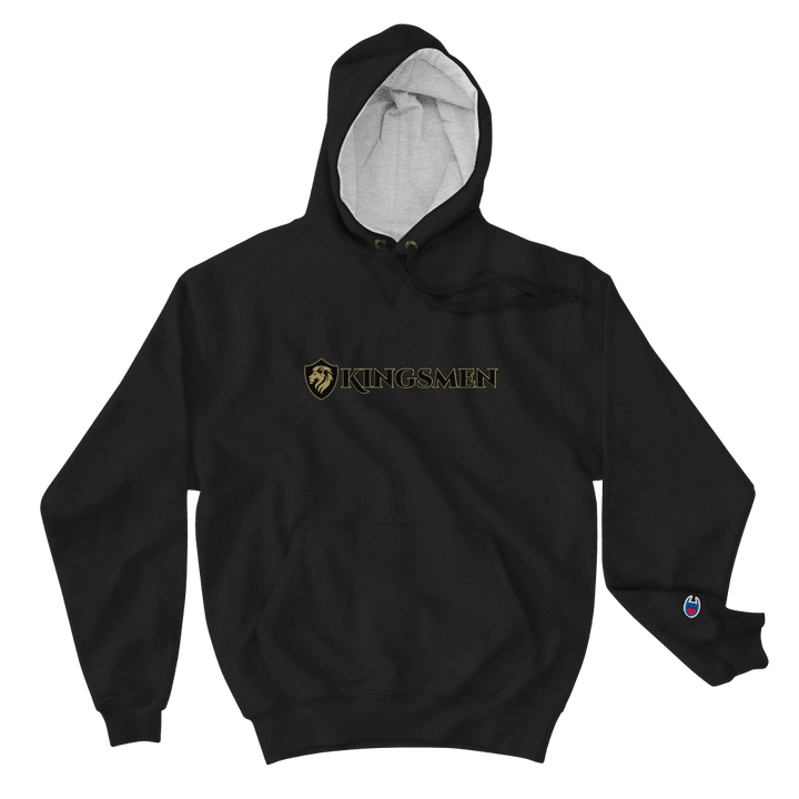 Kingsmen Shield - Double Sided Print Champion Hoodie - Kingsmen Premium