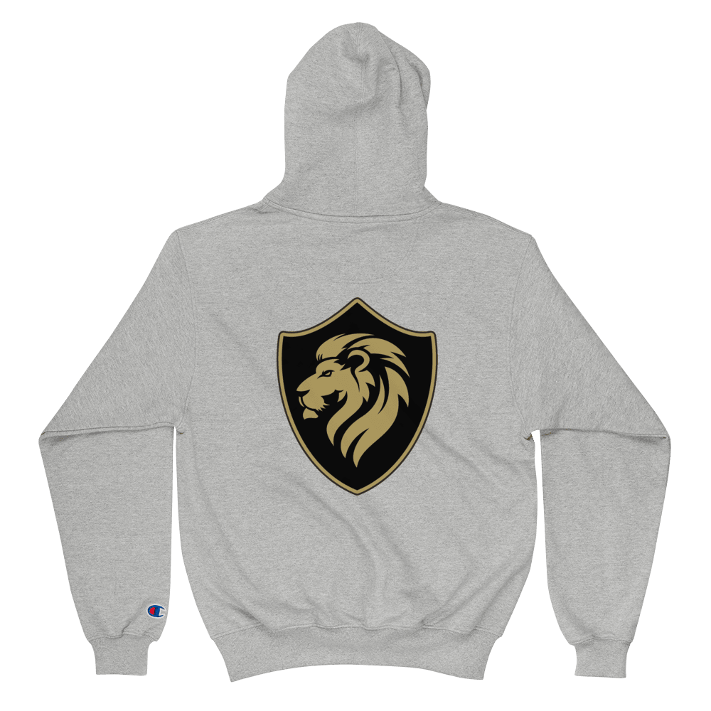 Kingsmen Shield - Double Sided Print Champion Hoodie - Kingsmen Premium