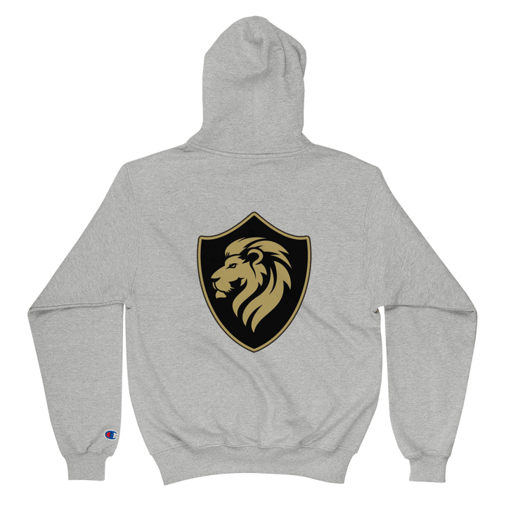 Kingsmen Shield - Double Sided Print Champion Hoodie - Kingsmen Premium