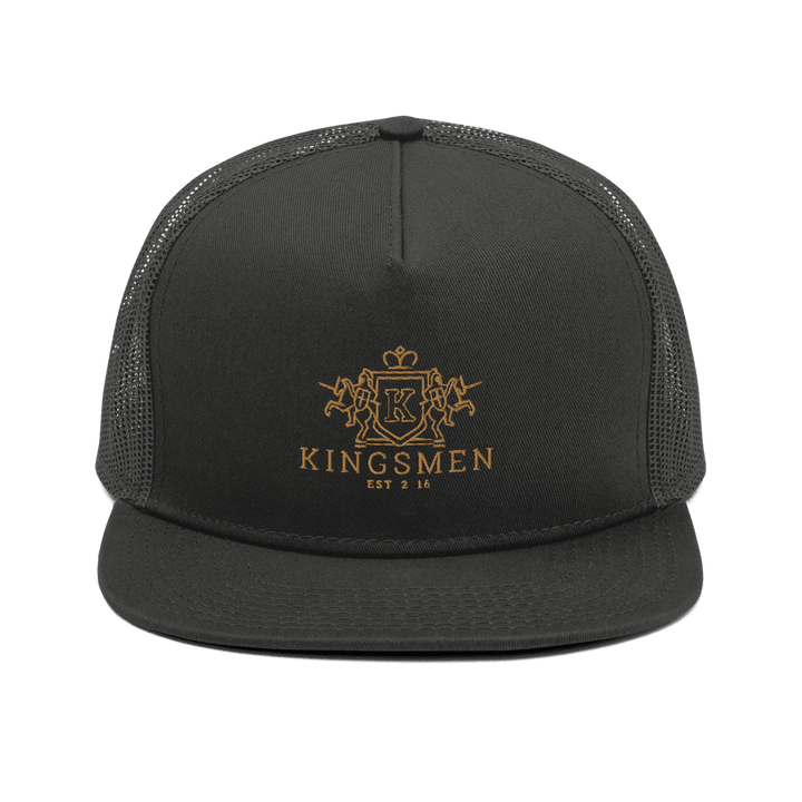 Kingsmen Heraldry Crest - Mesh Back Snapback - Kingsmen Premium