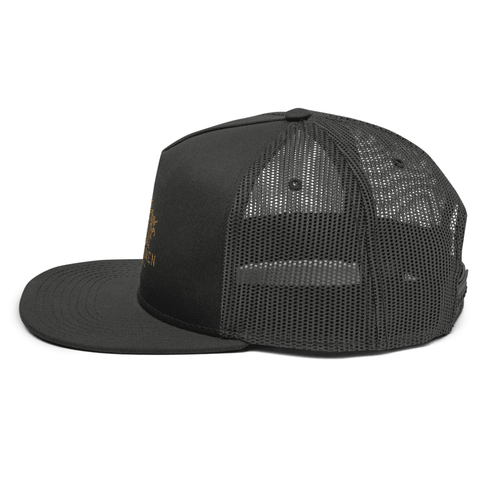 Kingsmen Heraldry Crest - Mesh Back Snapback - Kingsmen Premium