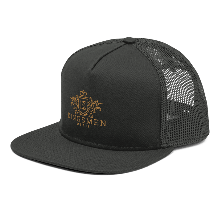 Kingsmen Heraldry Crest - Mesh Back Snapback - Kingsmen Premium