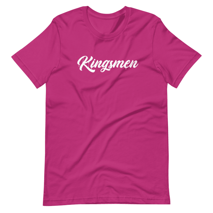 Kingsmen Drip White Logo - Short-Sleeve Unisex T-Shirt - Kingsmen Premium