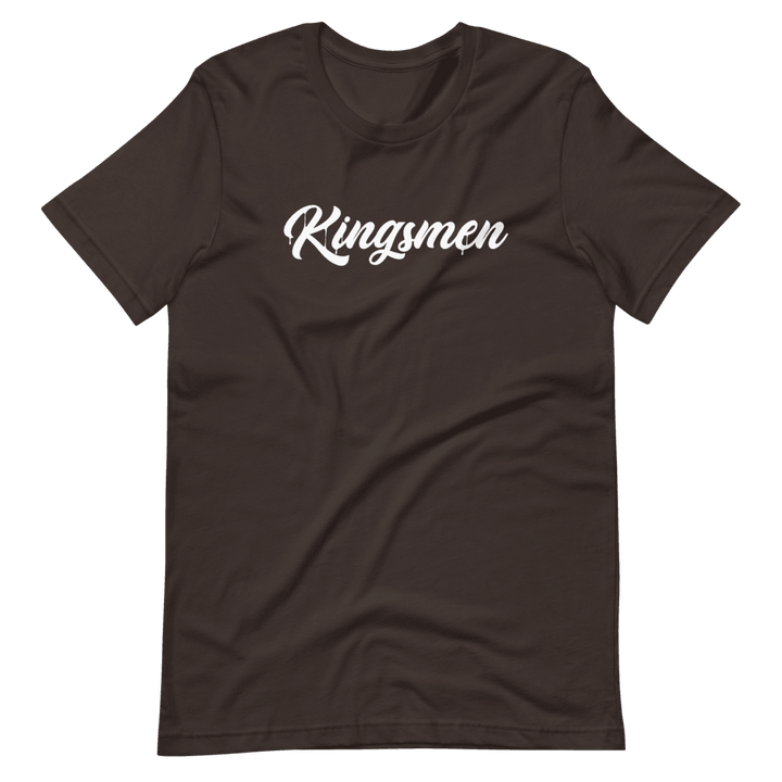 Kingsmen Drip White Logo - Short-Sleeve Unisex T-Shirt - Kingsmen Premium