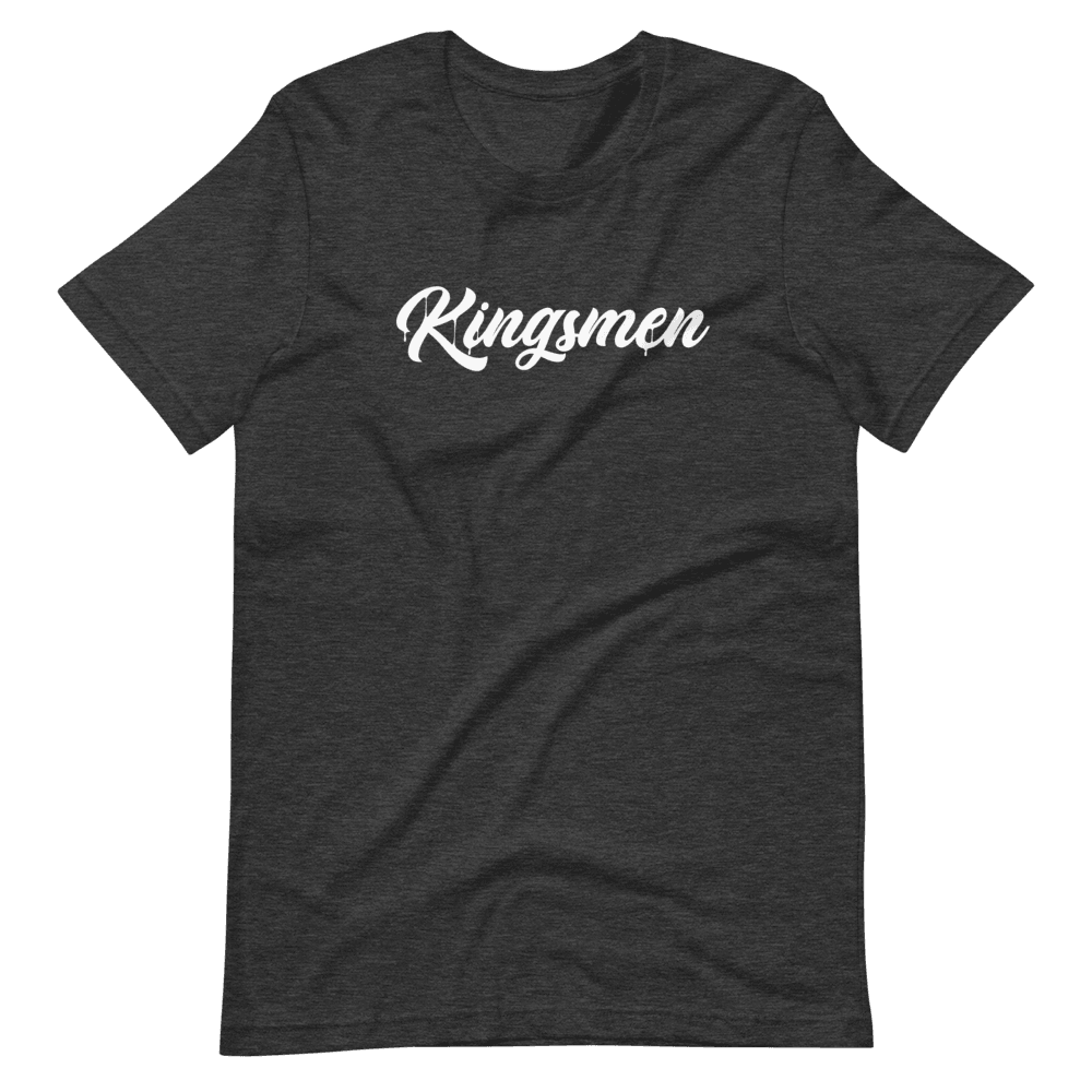 Kingsmen Drip White Logo - Short-Sleeve Unisex T-Shirt - Kingsmen Premium