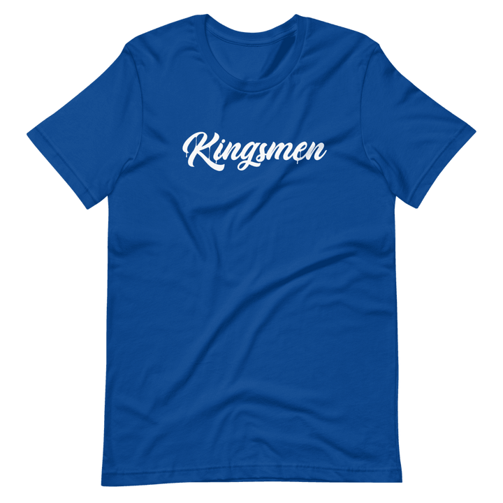 Kingsmen Drip White Logo - Short-Sleeve Unisex T-Shirt - Kingsmen Premium